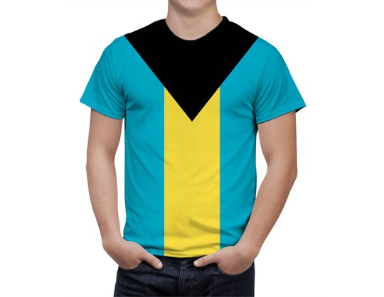 Discover Bahamas Flag Shirt, Patriotic 3D T-Shirt