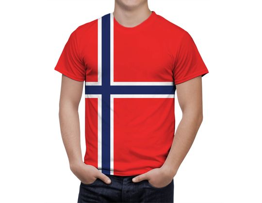 Discover Norway Flag Shirt, Patriotic 3D T-Shirt
