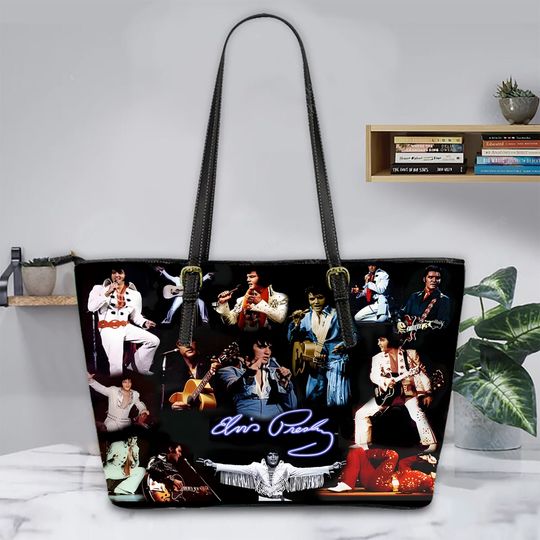 Discover Elvis Presley Leather Tote Bag