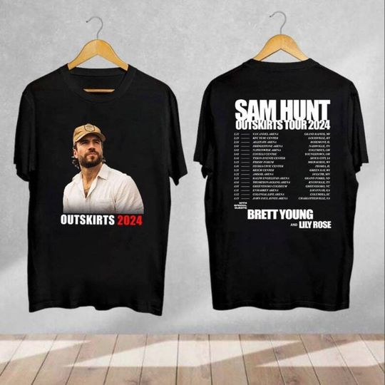 Discover Sam Hunt Outskirts 2024 Tour Shirt - Official Merchandise for Fans