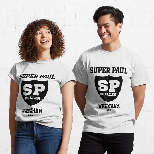 Discover Super Paul Mullin Wrexham Wales Football T-Shirt