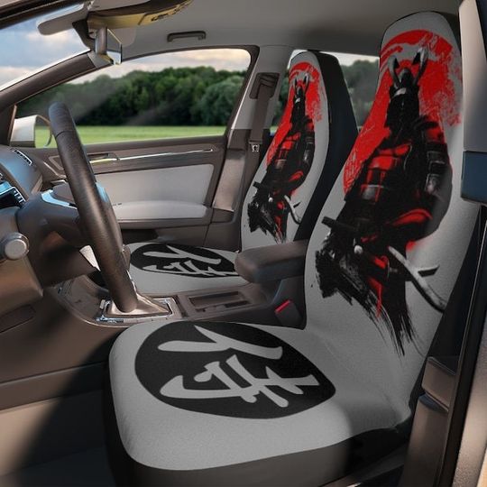 Discover Japanese Samurai Car Seat Covers