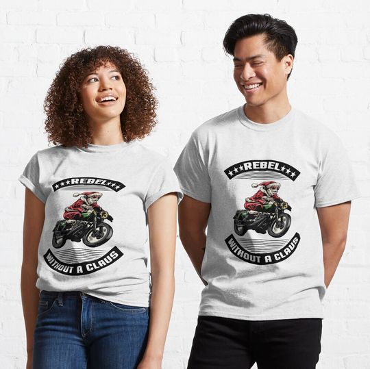 Discover Rebel Without A Claus Old School T-Shirt
