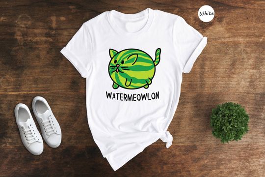 Discover WaterMeowlon Shirt, Funny Cat Lover T-shirt