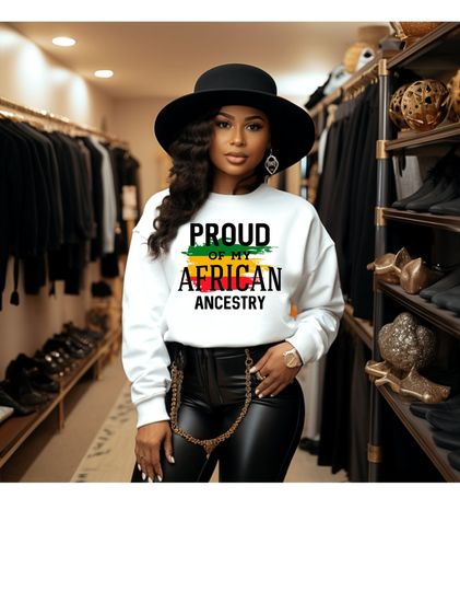 Discover Black Heritage, Pride, Black History Month Sweatshirt, Gift, Black Lives