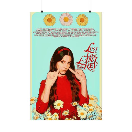 Discover Lust For Life Lana Del Rey Album Poster