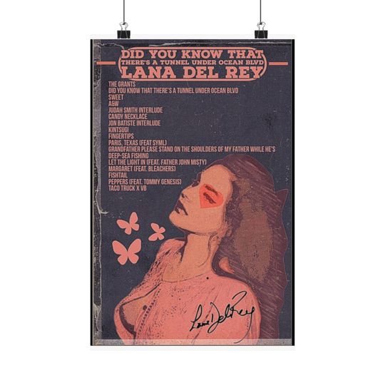 Discover Did You Know That There's a Tunnel Under Ocean Blvd Album Poster