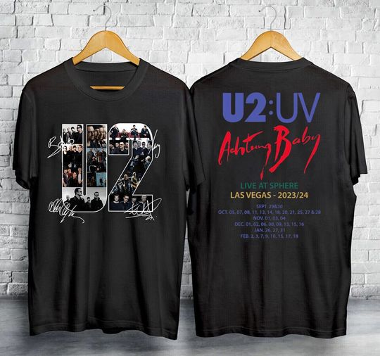 Discover SALE!!_U2:UV Achtung Baby Live at Sphere 2023 & 2024 Tour Shirt