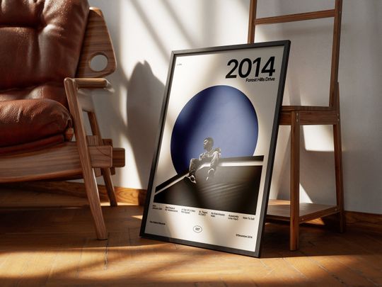 Discover J Cole Poster Artwork | 2014 Forest Hills Drive Album Poster