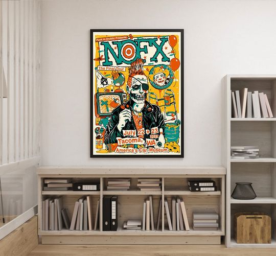 Discover NOFX Band Tour Tacoma Poster, WA 2023 New Best Gift For Fans