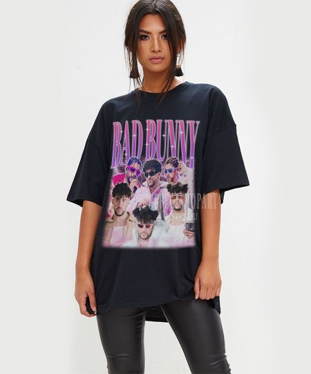 Discover Bad Bunny Shirt, Hiphop RnB Rapper T-Shirt