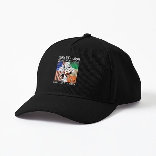 Discover Happy St Patrick's Day Meme Irish By Blood American Cap