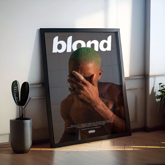 Discover Blond Album Cover Poster  Frank Ocean