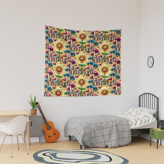 Discover Sunshine Mushrooms  Tapestry