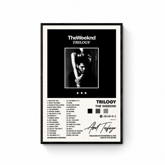 Discover The Weekend Trilogy Album Poster