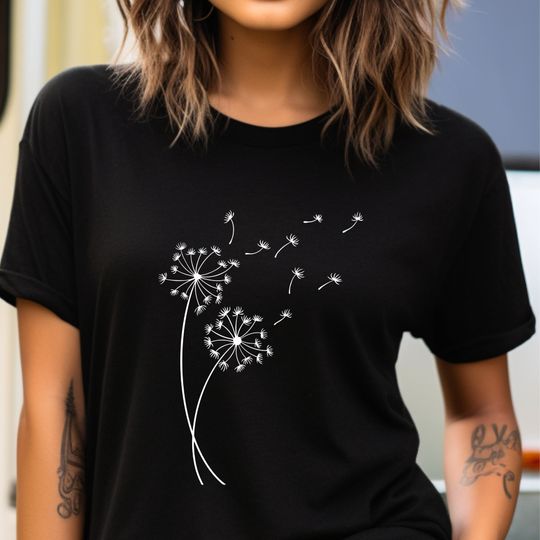 Discover Dandelion Inspirational Windflower T-Shirt