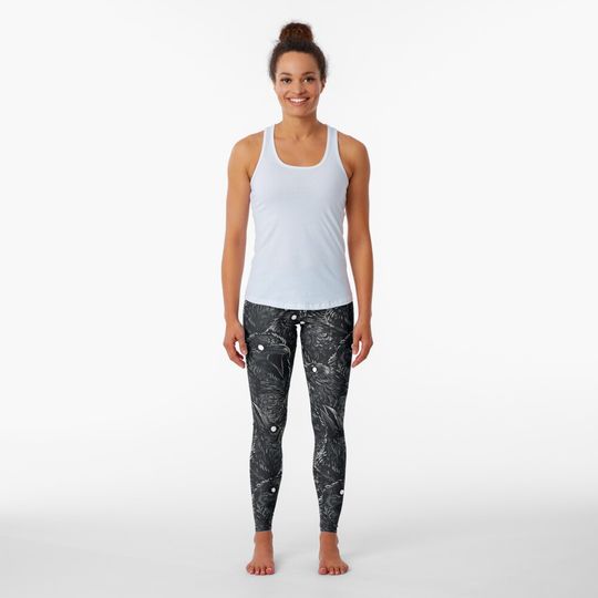 Discover Raven pattern 2 Leggings