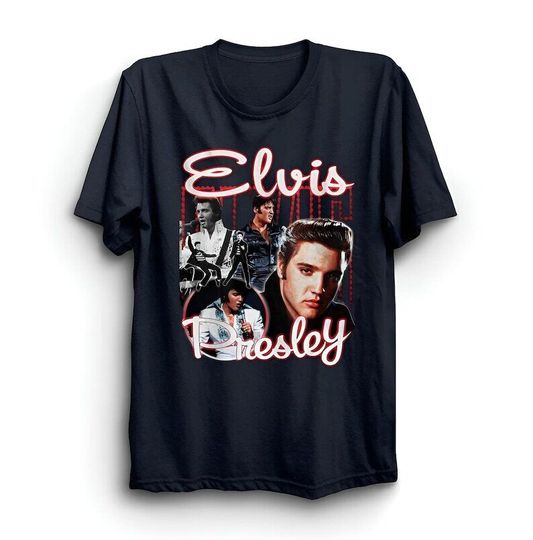 Discover Elvis Presley Vintage 90s Shirt, Elvis Presley T-Shirt, Gift For Him and Her