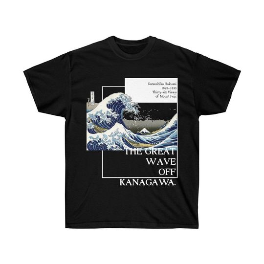 Discover The Great Wave Off Kanagawa T-Shirt Japanese Art Shirt
