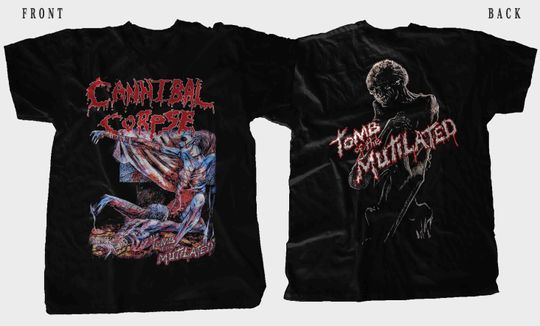 Discover CANNIBAL CORPSE Double Sided T-Shirt