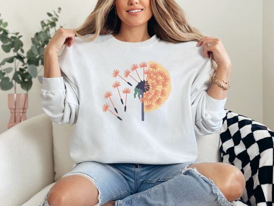 Discover Blowing Dandelion Sweatshirt