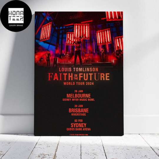 Discover Louis Tomlinson Faith In The Future World Tour 2024 Poster