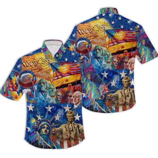 Discover America We The People Patriotism Hawaiian Shirt