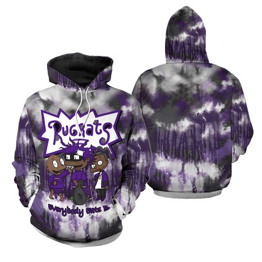 Discover Dark Iris 3s Matching 3D Hoodie