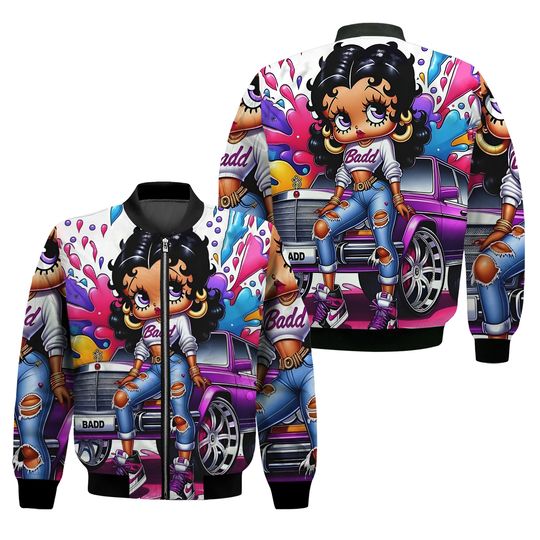 Discover Vintage Betty Boop Women's Bomber Jackets