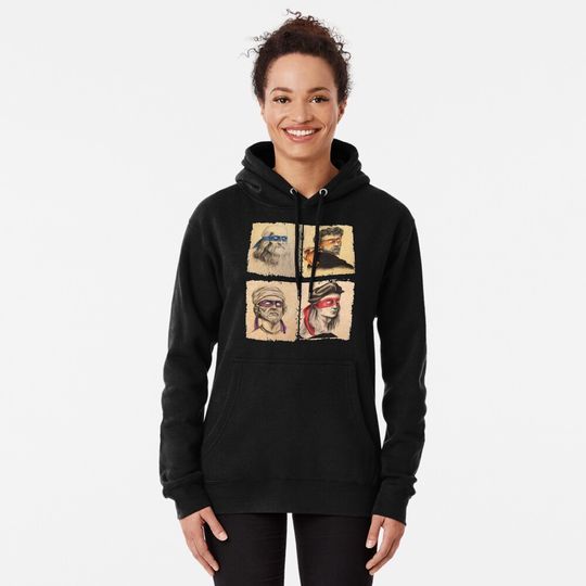 Discover Funny Italian Artists TMNT Teenage Mutant Ninja Turtles Hoodie