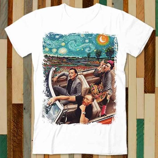 Discover Famous Artists T Shirt Vincent Van Gogh Frida Kahlo Salvador Dali Banksy Artist T Shirt