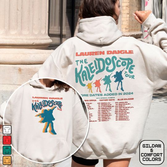 Discover Lauren Daigle Tour 2024 Shirt, Lauren Daigle The Kaleidoscope Tour 2024 Shirt