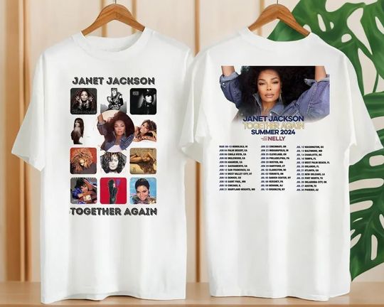 Discover Shirt For Fan, Janet Jackson Shirt, 2024 Tour Shirt