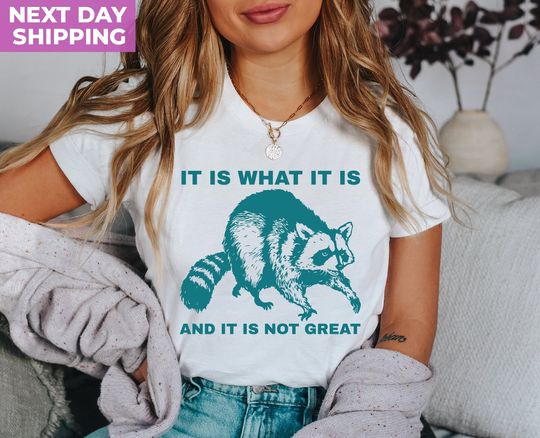 Discover It Is What It Is Funny Vintage Drawing T-Shirt