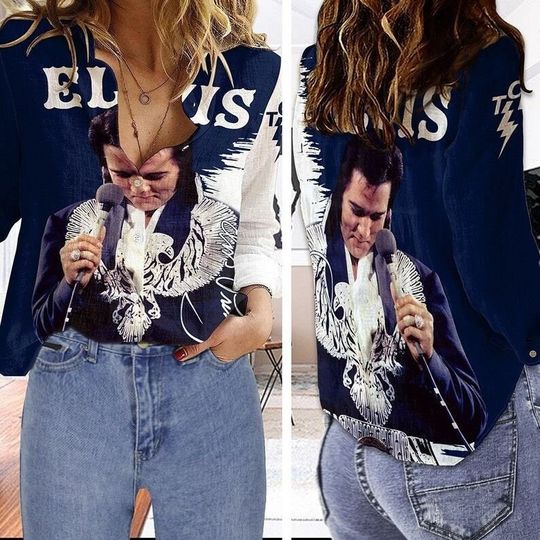 Discover Elvis Presley Women Casual Shirt Women's Blouses