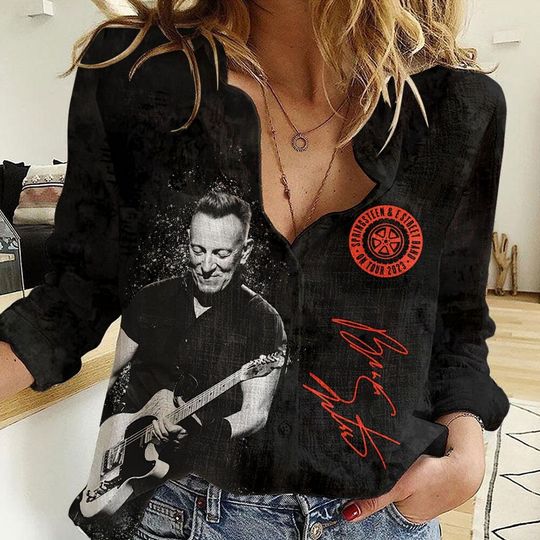 Discover Bruce Springsteen Women Casual Shirt, Bruce Springsteen Women's Blouses