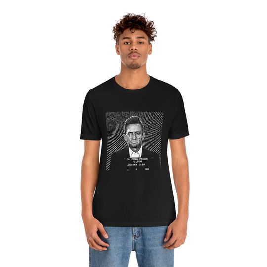 Discover Johnny Cash - Prison - Unisex Jersey Short Sleeve Tee