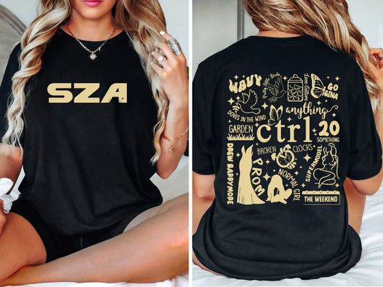 Discover S.Z.A Double Side Shirt, S.Z.A Album S.O.S Vintage  Shirt