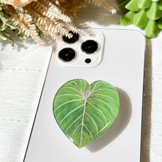 Discover Monstera Leaf Cool Leaf Types Phone Grip For Nature Lover