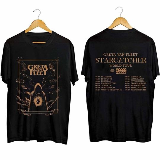 Discover Greta Van Fleet Starcatcher World Tour 2024 Shirt