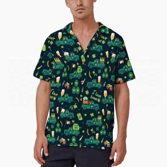 Discover St Pattys Day Hawaiian Shirt, Irish Gift