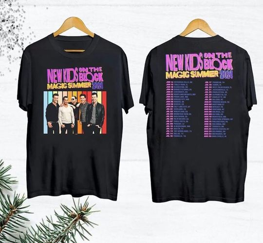 Discover The Magic Summer Tour 2024 NK on The Block Shirt