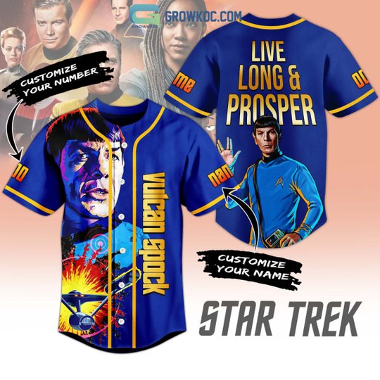 Discover Vulcan Spock Baseball Jersey