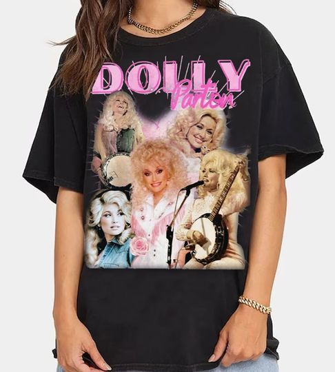 Discover Vintage Dolly Parton Country Music Fan NashvilleT Shirt