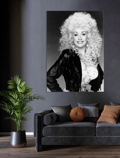 Discover Dolly Parton Canvas Wall Art, Old School Celebrity Dolly Parton Poster