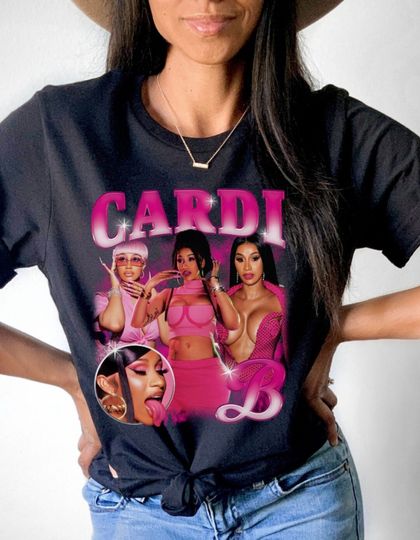 Discover Retro Cardi B T-Shirt
