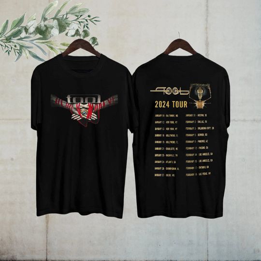 Discover Graphic Tool Band T-Shirt, Tool In Concert 2024 Unisex Shirt