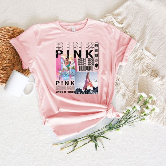 Discover P!nk Pink Singer Summer Carnival 2024 Tour T-Shirt, Trustfall Album