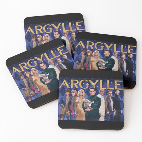 Discover Argylle Movie Coasters