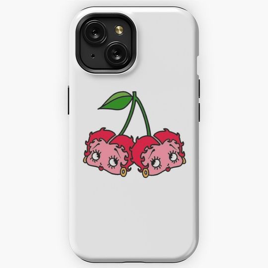 Discover betty boop cherries iPhone Case